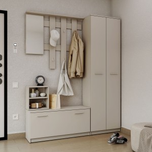 alpha-GR-RENOSETB-2-14738 ΣΕΤ ΕΙΣΟΔΟΥ RENO-B CASHMERE 160X32X200CM