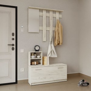 alpha-GR-RENOSETS-1-14740 ΣΕΤ ΕΙΣΟΔΟΥ RENO-S ΛΕΥΚΟ 100X32X200CM