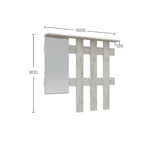 alpha-GR-RENOSETS-1-2957662 ΣΕΤ ΕΙΣΟΔΟΥ RENO-S ΛΕΥΚΟ 100X32X200CM