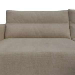 alpha-GR-SILV-M01-2957229 SILVER ΓΩΝΙΑΚΟΣ ΚΑΝΑΠΕΣ ΚΡΕΒΑΤΙ ΜΕ ΑΝΑΣΤΡΕΨΙΜΗ ΓΩΝΙΑ ΜΠΕΖ 245X148X94CM