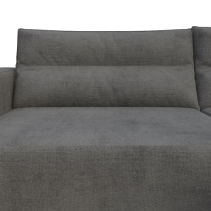 alpha-GR-SILV-M14-2957266 SILVER ΓΩΝΙΑΚΟΣ ΚΑΝΑΠΕΣ ΚΡΕΒΑΤΙ ΜΕ ΑΝΑΣΤΡΕΨΙΜΗ ΓΩΝΙΑ ΓΚΡΙ 245X148X94CM