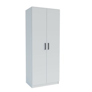 alpha-GR-SIM2D-1-817004 ΝΤΟΥΛΑΠΑ ΔΙΦΥΛΛΗ SIMPLE ΛΕΥΚΗ 80X52X205CM