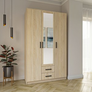 alpha-GR-SIM3D2D-9625 ΝΤΟΥΛΑΠΑ ΤΡΙΦΥΛΛΗ SIMPLE 3D2D ΣΟΝΟΜΑ 120X52X205CM