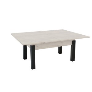 alpha-GR-TRANSFORMTAB-1-828290 ΤΡΑΠΕΖΙ ΣΑΛΟΝΙΟΥ TRANSFORMER ΛΕΥΚΟ 90X60X50CM