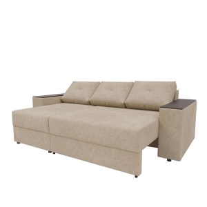 alpha-GR-TRIUM-M01-2957428 TRIUMPH ΓΩΝΙΑΚΟΣ ΚΑΝΑΠΕΣ ΚΡΕΒΑΤΙ ΜΕ ΑΝΑΣΤΡΕΨΙΜΗ ΓΩΝΙΑ ΜΠΕΖ 241X147X94CM