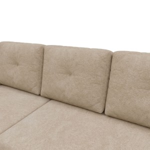 alpha-GR-TRIUM-M01-2957430 TRIUMPH ΓΩΝΙΑΚΟΣ ΚΑΝΑΠΕΣ ΚΡΕΒΑΤΙ ΜΕ ΑΝΑΣΤΡΕΨΙΜΗ ΓΩΝΙΑ ΜΠΕΖ 241X147X94CM