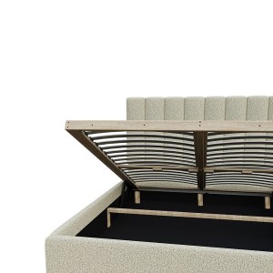 alpha-GR-UNON16-Q02-2958758 ΚΡΕΒΑΤΙ UNONA ΜΠΕΖ ΜΠΟΥΚΛΕ 160X200CM