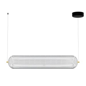 alpha-HU-HJ6059-H800-6438 ΦΩΤΙΣΤΙΚΟ ΚΡΕΜΑΣΤΟ ΡΑΓΑ LED 80W 4000K ΧΡΥΣΟ 80X15X120CM