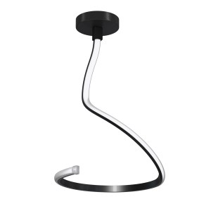 alpha-LED-8CBLACK-3941 ΦΩΤΙΣΤΙΚΟ ΟΡΟΦΗΣ CEIL LED 12W 4000K 880LM Φ24X38CM