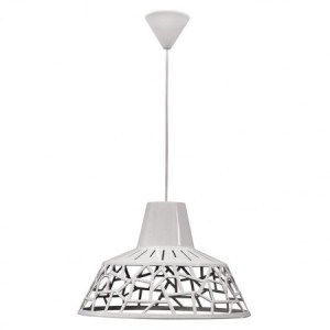 alpha-MEC-226WHITE-1590 ΦΩΤΙΣΤΙΚΟ ΚΡΕΜΑΣΤΟ ΜΟΝΟΦΩΤΟ ΠΛΑΣΤΙΚΟ Ε27 34X34X70CM