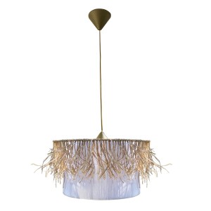 alpha-MEC-8693F1-1731 ΚΡΕΜΑΣΤΟ ΦΩΤΙΣΤΙΚΟ ΜΟΝΟΦΩΤΟ ΨΑΘΑ ΛΕΥΚΟ-ΦΥΣΙΚΟ Ε27 Φ40X100CM