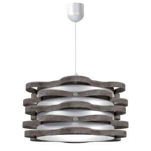 alpha-MED-10161-1787 ΦΩΤΙΣΤΙΚΟ ΚΡΕΜΑΣΤΟ FLORENCE ΜΟΝΟΦΩΤΟ ΓΚΡΙ (PP-PVC) Ε27 48X48X80CM