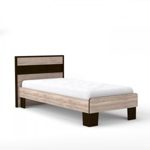 alpha-SCARLET90-16272 ΚΡΕΒΑΤΙ SCARLET ΜΟΝΟ ΜΕ ΣΟΜΙΕ ΣΟΝΟΜΑ-ΒΕΓΚΕ 90X200CM