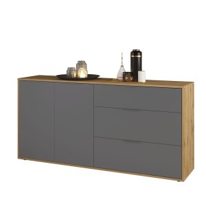 alpha-SO-NITRO2D3DRGR-2346 ΜΠΟΥΦΕΣ NITRO ΓΚΡΙ ΓΡΑΦΙΤΗ ΜΕ ΒΕΛΑΝΙΔΙΑ 160X40X80ΕΚ