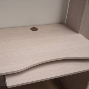 alpha-SO-TABLE1200-16049 ΓΡΑΦΕΙΟ CROSS ΛΕΥΚΟ LATTE-MΟΚΚΑ 120X59,2X202ΕΚ