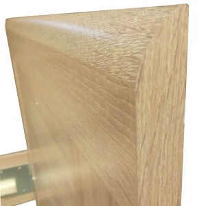 alpha-SOLO90-15840 ΚΡΕΒΑΤΙ SOLO ΜΟΝΟ ΜΕ ΤΑΒΛΕΣ SONOMA MDF ΚΑΜΠΥΛΩΤΟ ΤΕΛΕΙΩΜΑ 90X200CM