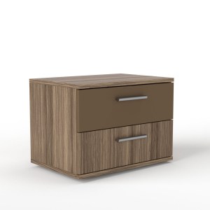 alpha-TO-2SJULIET-2504 ΚΟΜΟΔΙΝΟ JULIET ΣΚΟΥΡΟ ΔΡΥΣ-ΜΠΡΟΝΖΕ 50X35X37ΕΚ