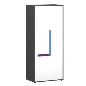 alpha-TO-ALEX2D-2514 ΝΤΟΥΛΑΠΑ ΔΙΦΥΛΛΗ ALEX 84X50X194ΕΚ ΓΡΑΦΙΤΗΣ-ΛΕΥΚΟ 2 ΠΟΡΤΕΣ