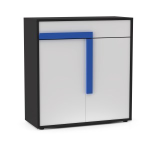 alpha-TO-ALEX2D1S-15382 ΚΟΜΟΤΑ ΝΤΟΥΛΑΠΙ ALEX 84X36X87ΕΚ ΓΡΑΦΙΤΗΣ-ΛΕΥΚΟ