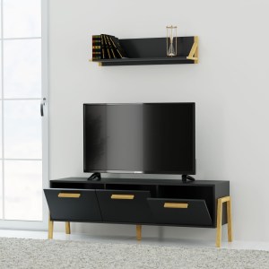 alpha-TO-BELLETV3KANTHRACITE-13952 ΕΠΙΠΛΟ ΤΗΛΕΟΡΑΣΗΣ BELLE ΑΝΘΡΑΚΙ 149.5X41X49CM