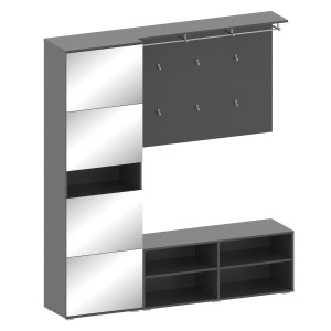 alpha-TO-CROCUS-1-2957186 ΣΕΤ ΕΙΣΟΔΟΥ 3 ΤΕΜ CROCUS ΜΕ ΚΑΘΡΕΠΤΗ 208X40X189ΕΚ