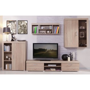 alpha-TO-DAM1D-15043 ΚΟΜΟΤΑ DAMIS 90.5X35X113.5ΕΚ SONOMA TV