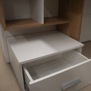 alpha-TO-DESKHO1S-16099 ΓΡΑΦΕΙΟ HO1S ΛΕΥΚΟ ΜΕ ΦΥΣΙΚΟ 149X50X105ΕΚ