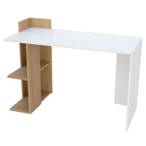 alpha-TO-DESKHOSHELF-16105 ΓΡΑΦΕΙΟ HO SHELF ΛΕΥΚΟ-ΜΕ ΦΥΣΙΚΟ ΜΟΝΤΕΡΝΑ ΣΧΕΔΙΑΣΗ 120X55X85ΕΚ