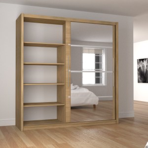 alpha-TO-ILONA2-15273 ΝΤΟΥΛΑΠΑ ΔΙΦΥΛΛΗ ILONA SONOMA 205X61X215ΕΚ
