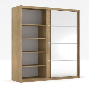 alpha-TO-ILONA2-15274 ΝΤΟΥΛΑΠΑ ΔΙΦΥΛΛΗ ILONA SONOMA 205X61X215ΕΚ