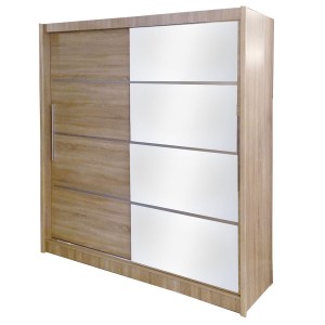 alpha-TO-ILONA2-15275 ΝΤΟΥΛΑΠΑ ΔΙΦΥΛΛΗ ILONA SONOMA 205X61X215ΕΚ