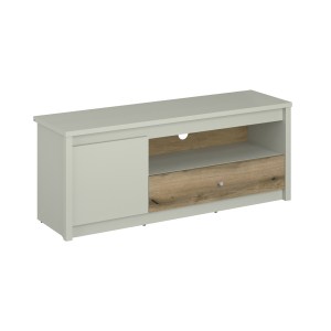 alpha-TO-KARIN1D1S130TV-14815 ΕΠΙΠΛΟ TV KARIN CASHMERE-EVOKE OAK 126X36.5X50CM