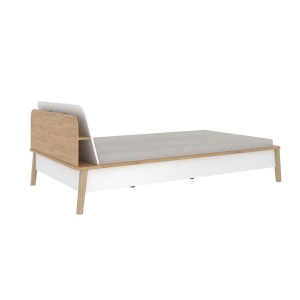 alpha-TO-NEPTUNE120BED-13984 ΚΡΕΒΑΤΙ NEPTUNE ΗΜΙΔΙΠΛΟ ΧΩΡΙΣ ΠΑΤΩΜΑ ΛΕΥΚΟ-ΣΟΝΟΜΑ 120X200CM