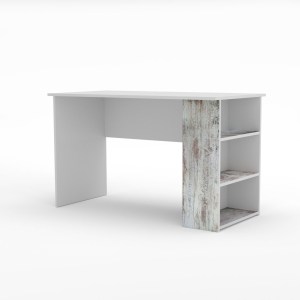 alpha-TO-PUMPDESK-2928 ΓΡΑΦΕΙΟ PUMP ΛΕΥΚΟ ΜΕ ΜΟΝΤΕΡΝΑ ΔΙΑΚΟΣΜΗΣΗ ΚΑΙ ΡΑΦΙΑ 120X60X73CM