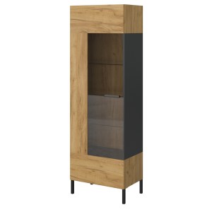 alpha-TO-SANTES1WHIGH-14067 ΒΙΤΡΙΝΑ SANTES ΧΡΥΣΟ ΔΡΥΣ 64.2X42X197.5CM