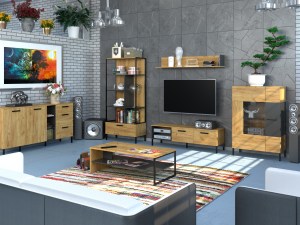 alpha-TO-SANTESCOFFE-14083 ΤΡΑΠΕΖΙ ΣΑΛΟΝΙΟΥ SANTES ΧΡΥΣΟ ΔΡΥΣ-ΓΡΑΦΙΤΗΣ 120X60X40CM