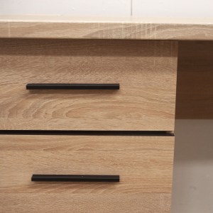 alpha-TO-SOLO2D2S-16136 ΓΡΑΦΕΙΟ SOLO 145 SONOMA ΜΕ WENGE 145X60X76ΕΚ