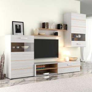 alpha-TO-SOLO2PINE-2995 ΣΥΝΘΕΣΗ ΤΗΛΕΟΡΑΣΗΣ SOLO PINE 293X41X184CM ΝΟΡΒΗΓΙΚΟ ΛΕΥΚΟ ΜΕ ΦΥΣΙΚΟ ΔΡΥ