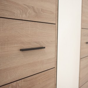 alpha-TO-SOLO3D2S-14150 ΝΤΟΥΛΑΠΑ ΤΡΙΦΥΛΛΗ SOLO3D2S SONOMA WENGE 136X58X197CM