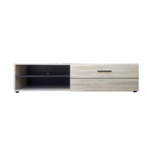alpha-TO-SOLOTV1D-3012 ΕΠΙΠΛΟ TV SOLO 163X41X38CM SONOMA ΜΕ WENGE ΚΑΙ MDF ΚΑΜΠΥΛΩΤΟ ΤΕΛΕΙΩΜΑ ΣΤΙΣ ΠΟΡΤΕΣ