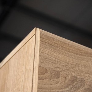 alpha-TO-SOLOTV2WL-14613 ΚΡΕΜΑΣΤΗ ΒΙΤΡΙΝΑ ΔΙΦΥΛΛΗ SOLO ΑΡΙΣΤΕΡΗ 2W 90X41X136 SONOMA WENGE