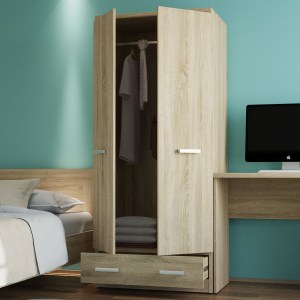 alpha-TO-SZF2D1S-16449 ΝΤΟΥΛΑΠΑ ΔΙΦΥΛΛΗ TOP MIX SONOMA 80X57X183CM