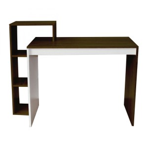 alpha-TO-TABLE110N-17393 ΓΡΑΦΕΙΟ 110Ν WENGE-ΛΕΥΚΟ 110X40X90ΕΚ