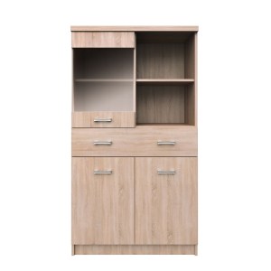 alpha-TO-TOP2D1W1S80-16842 ΒΙΤΡΙΝΑ ΔΙΦΥΛΛΗ TOP MIX 80X33X145CM ΣΟΝΟΜΑ