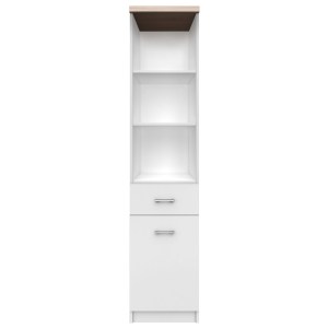 alpha-TO-TOPREG1D1SW-3048 TOP MIX ΡΑΦΙΕΡΑ 40X33X183CM ΛΕΥΚΗ-ΣΟΝΟΜΑ