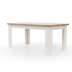 alpha-TO-VERNETABLE160-3064 VERNE ΤΡΑΠΕΖΙ KOYZINAΣ 161(210)X90.8X74.5CM ΛΕΥΚΟ-ΦΥΣΙΚΟΣ ΔΡΥΣ