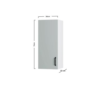 alpha-W3072M05-2958339 MODEST ΠΑΝΩ ΝΤΟΥΛΑΠΙ ΓΚΡΙ 30X32X72CM