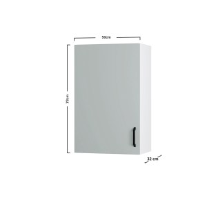 alpha-W5072M05-2958343 MODEST ΠΑΝΩ ΝΤΟΥΛΑΠΙ ΓΚΡΙ 50X32X72CM