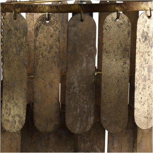 Artelibre - 05150822 ΦΩΤΙΣΤΙΚΟ ΚΡΕΜΑΣΤΟ ΚΑΦΕ ΜΕΤΑΛΛΟ 54.5X54.5X40CM