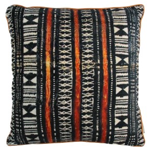 Artelibre - 05152773 ΜΑΞΙΛΑΡΙ TRIBAL ΜΑΥΡΟ ΒΕΛΟΥΔΟ 45X45CM
